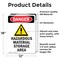 Signmission GHS Hazardous Material Danger Sign, Vinyl Decal, 12in W x 18in L, 2PK OS-2PACK-DS-D-1218-V-2024 - alternate 3